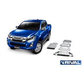 מיגון תחתון 5 חלקים 6MM לאיסוזו דימקס   Isuzu DMAX - RIVAL